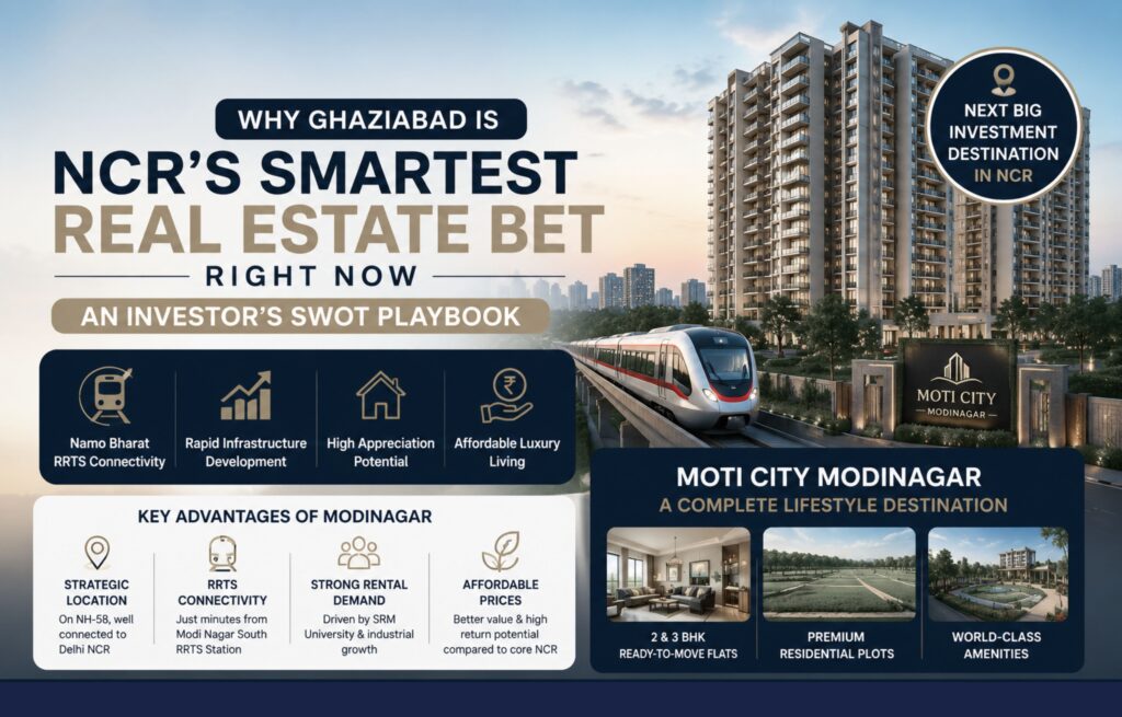 Image: 3 BHK Flats In Ghaziabad | Moti City by Techman