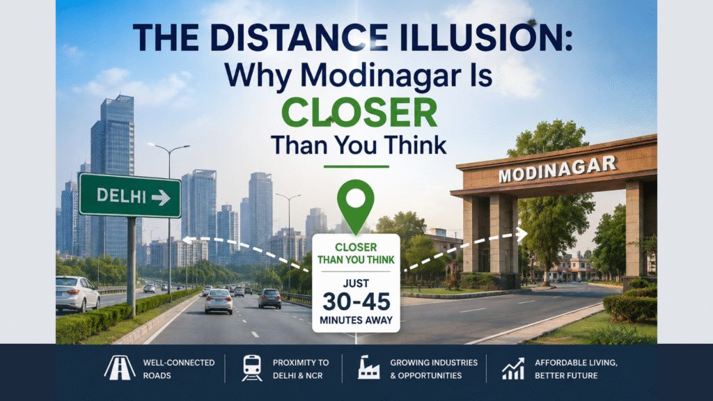 The Distance Illusion: Why Modinagar Is Closer Than You Think